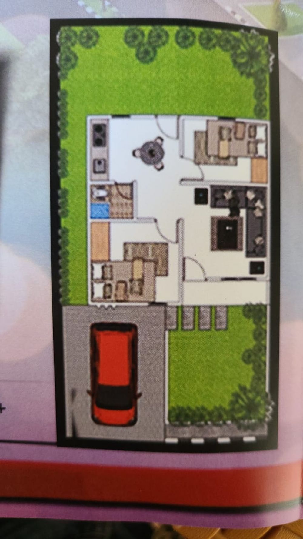 foto denah rumah tipe 36 perumahan BDT RESIDENCE