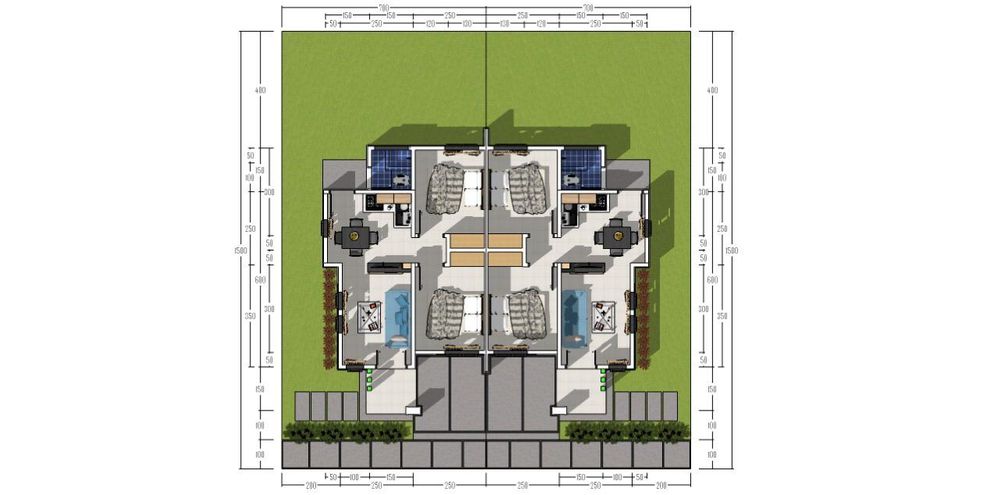 foto denah rumah tipe 36 perumahan GRAHA VILLAGE RESIDENCE