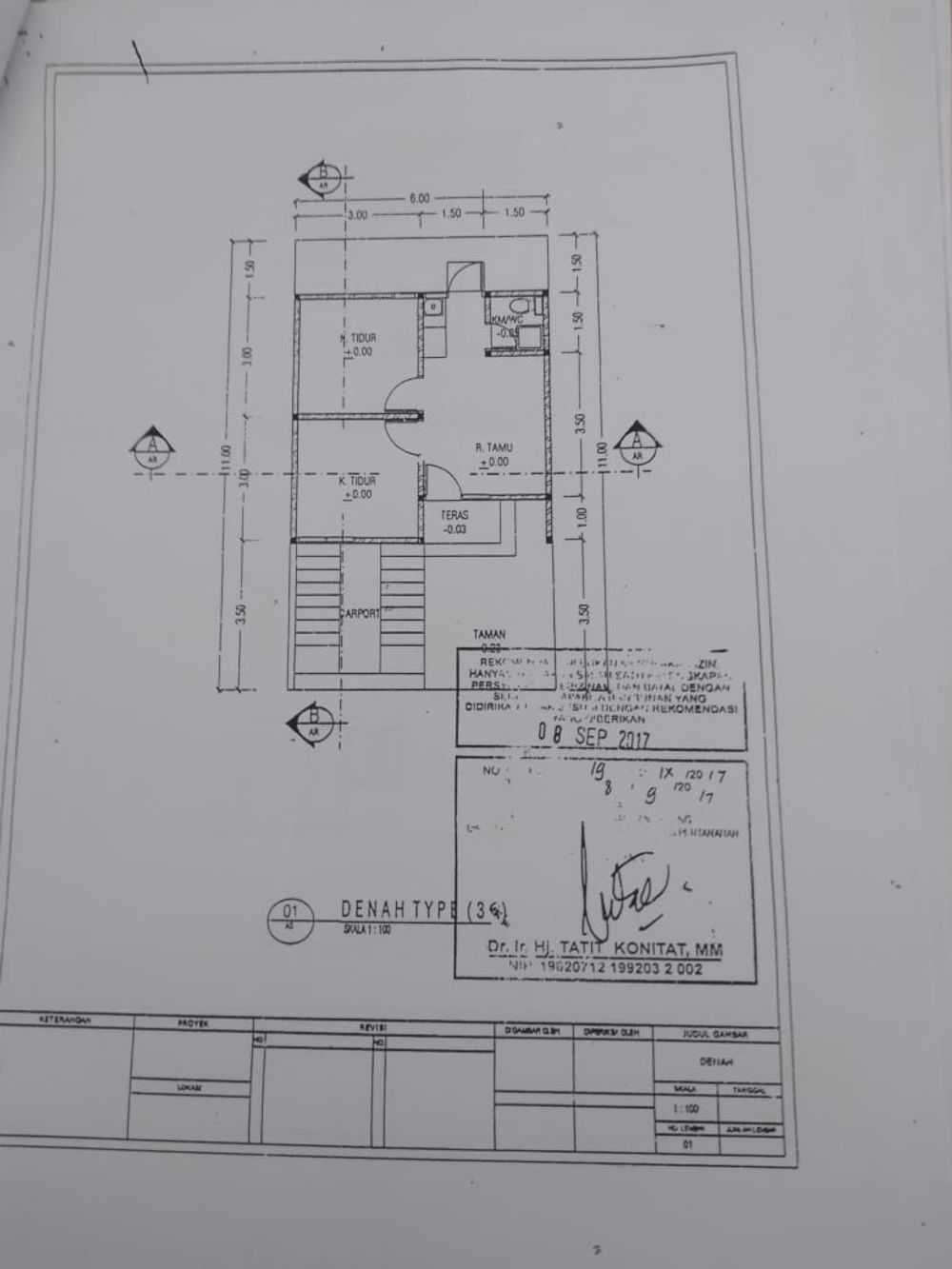 foto denah rumah tipe waled perumahan waled regency