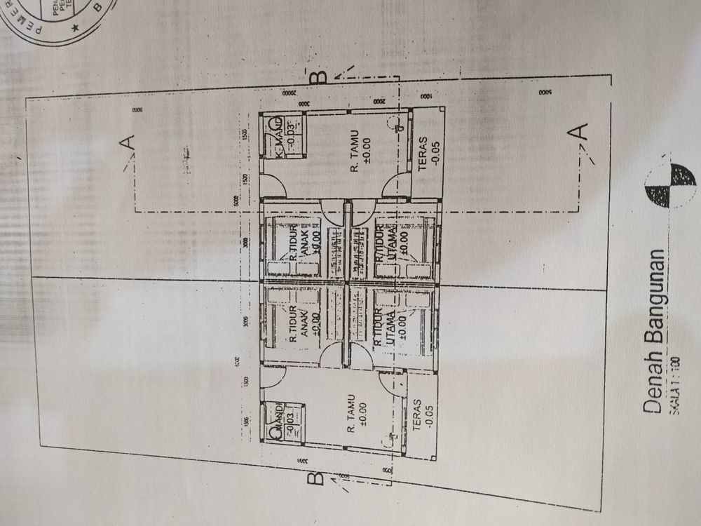foto denah rumah tipe TPE 36 perumahan Perumahan Royal Graha Aquila Residence