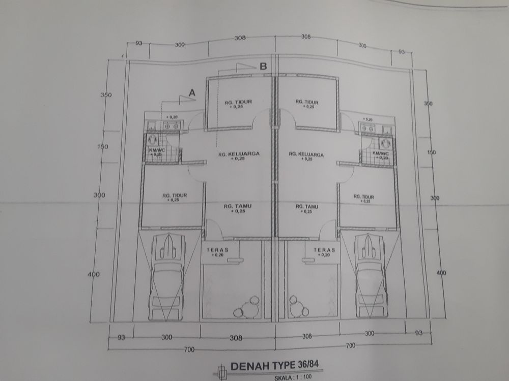 foto denah rumah tipe 36/84 perumahan GRIYA BHAYANGKARA TOBELO