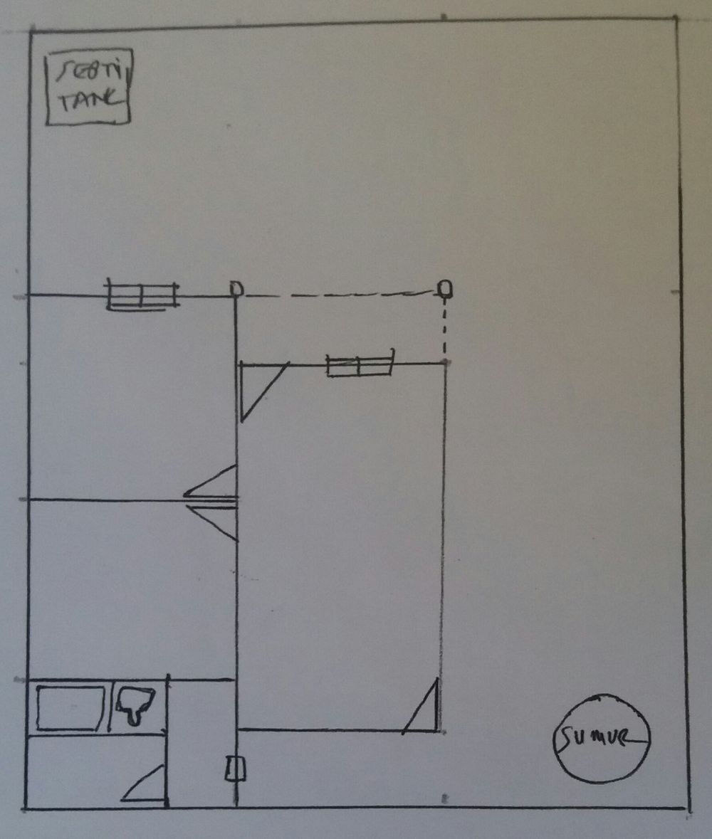 foto denah rumah tipe 36 perumahan Delta Abadi