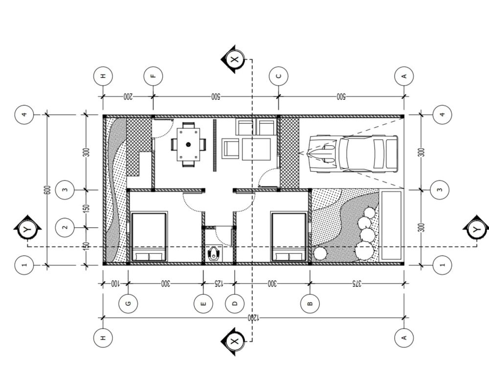 foto denah rumah tipe 36 perumahan Pesona Zahirah