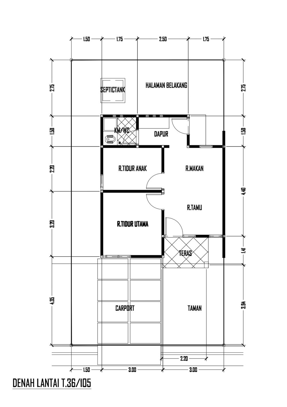 foto denah rumah tipe Sevania Residence 2 perumahan Sevania Residence 2