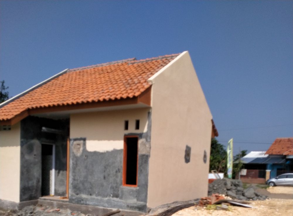foto denah rumah tipe 30 perumahan Hollywood Bangsri