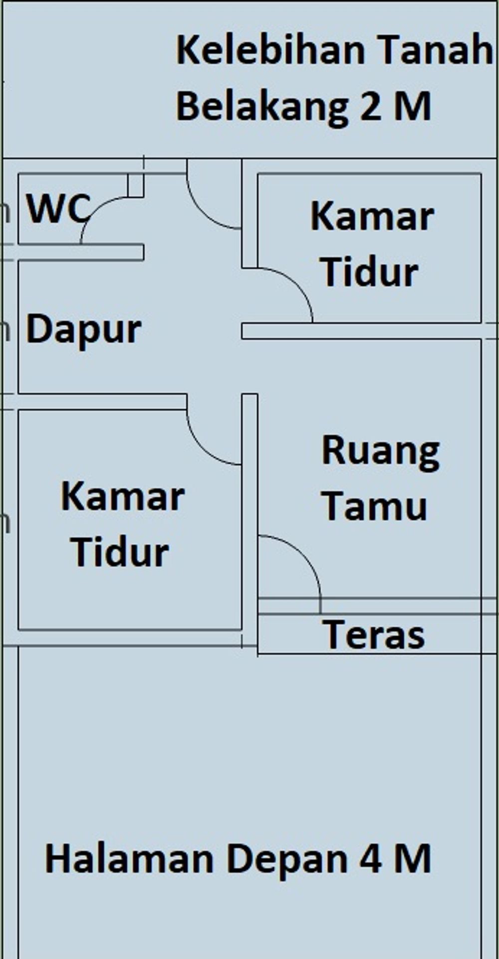 foto denah rumah tipe EXCLUSIVE perumahan PERUMAHAN GAMA