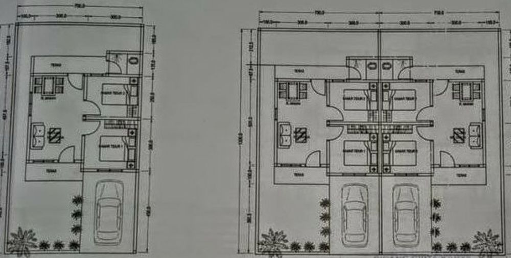 foto denah rumah tipe 36 perumahan SURYA RESIDENT