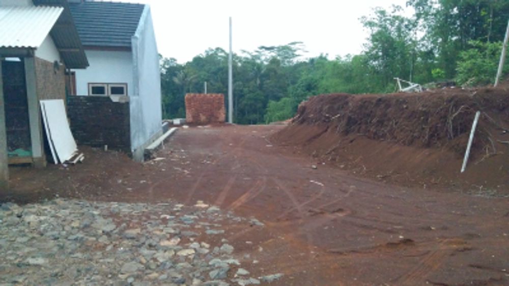 foto denah rumah tipe 36/72 perumahan Villa raja