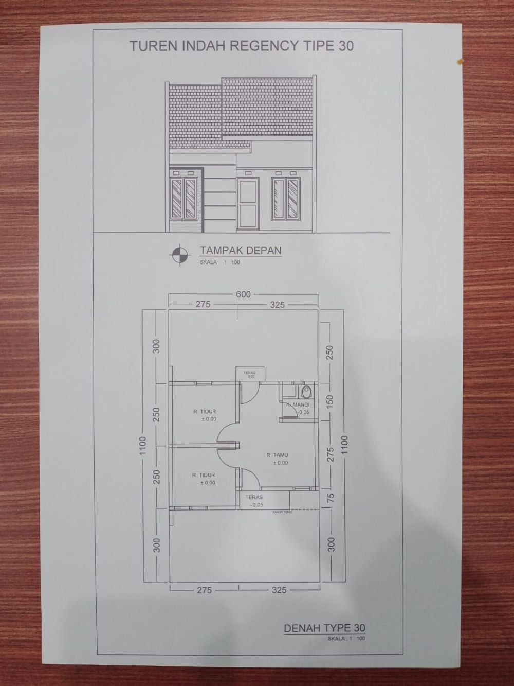 foto denah rumah tipe 30 perumahan PERUMAHAN TUREN INDAH REGENCY 5