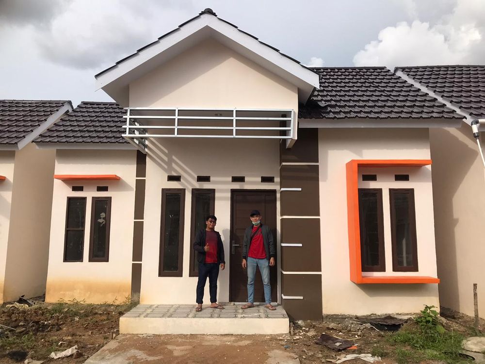 foto denah rumah tipe 36 perumahan MEGA RESIDENCE.