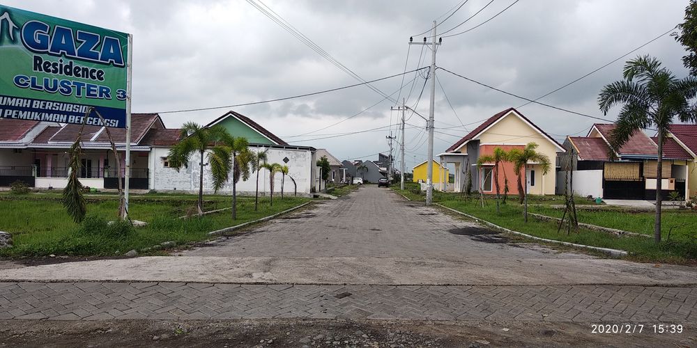 foto denah rumah tipe 30 perumahan GAZA RESIDENCE