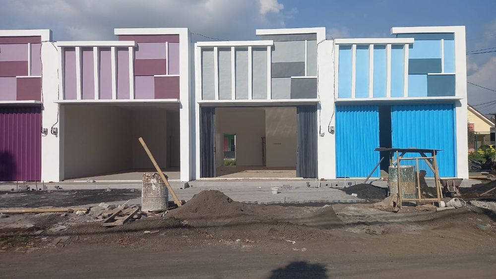 foto denah rumah tipe TOKO perumahan GAZA RESIDENCE