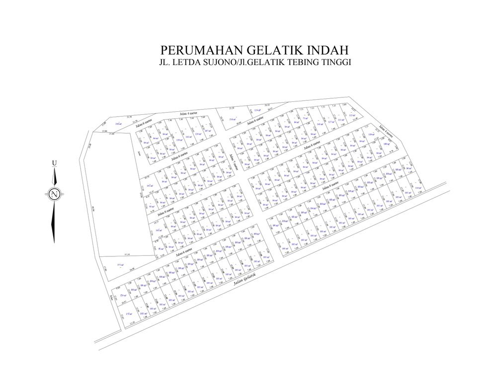 foto denah rumah tipe 36 perumahan Perumahan Gelatik Indah