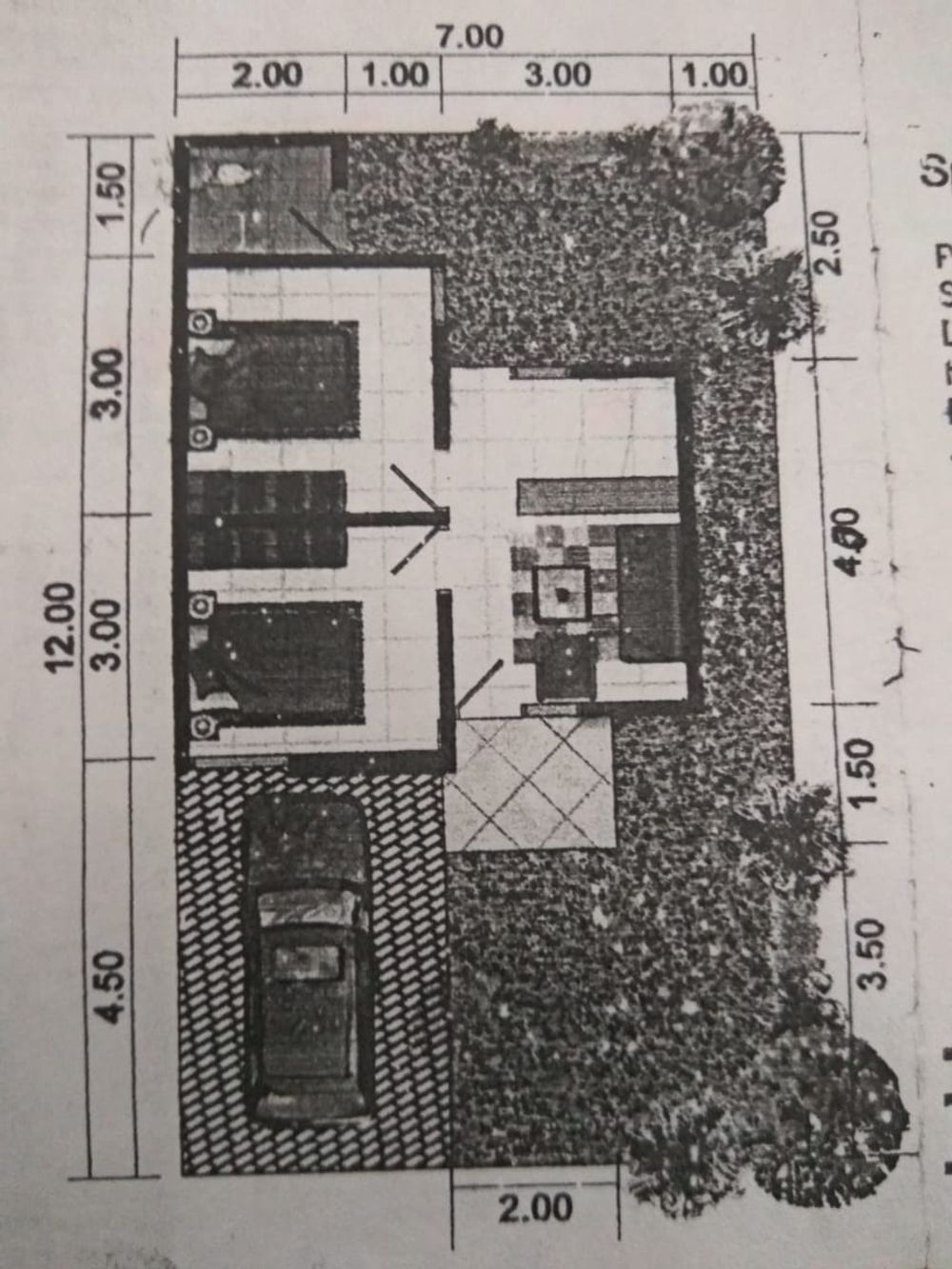 foto denah rumah tipe 36/84 perumahan GRIYA  PENGATIGAN INDAH
