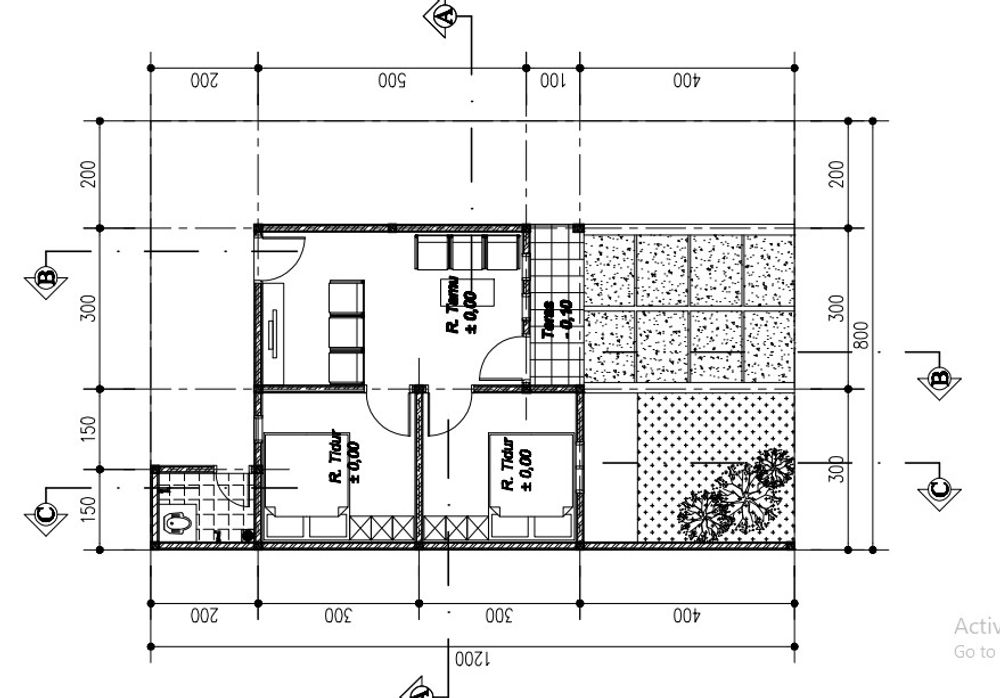 foto denah rumah tipe 36/96 perumahan MUTIARA GEMILANG III