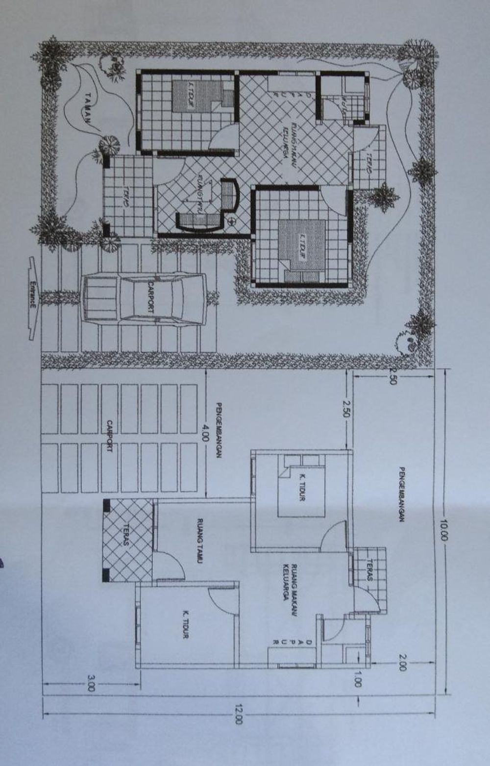 foto denah rumah tipe 36 perumahan Perumahan Villa Fakhrisindo 13