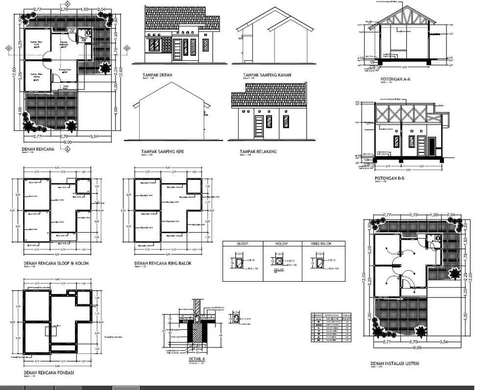 foto denah rumah tipe 36 RSH Subsidi perumahan BERKAH FAMILY RESIDENCE 4