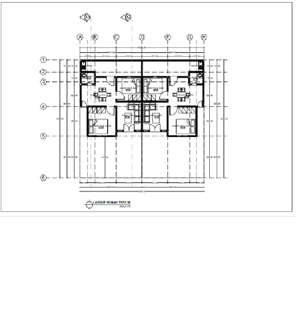 foto denah rumah tipe 36 perumahan Perumahan Jasa Permai