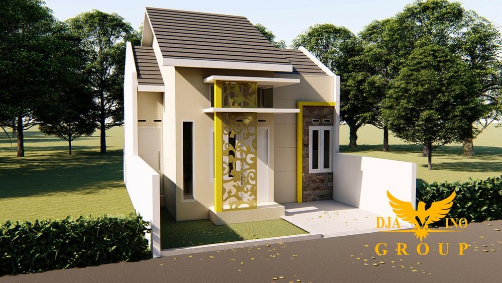foto denah rumah tipe 45 perumahan DJAVINO RESIDENCE II