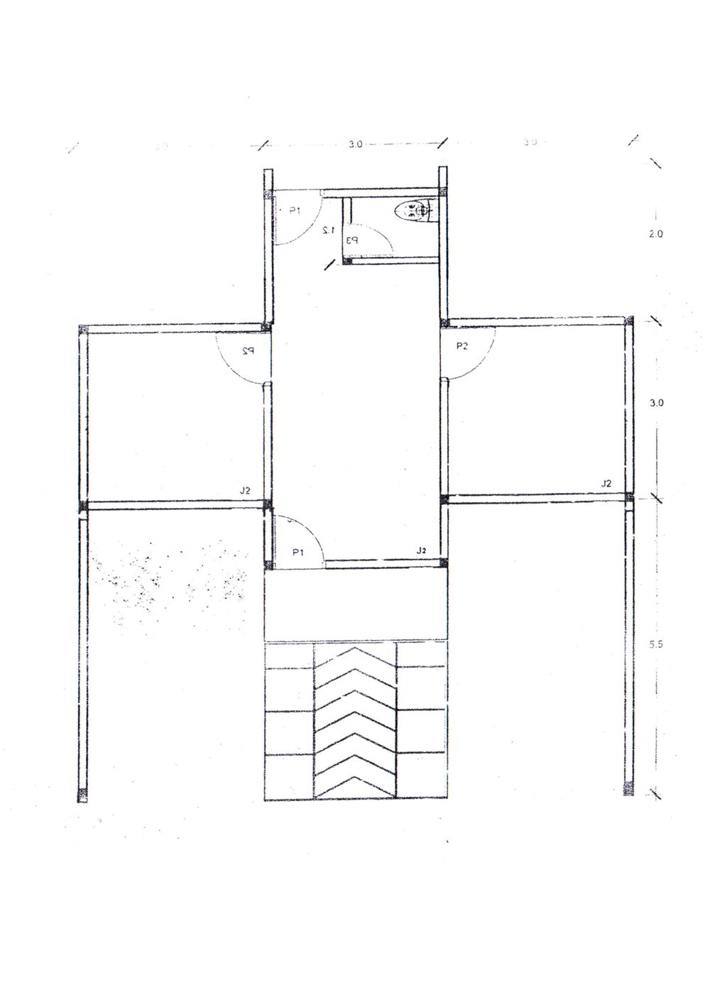 foto denah rumah tipe 36 perumahan MULIA INDAH III