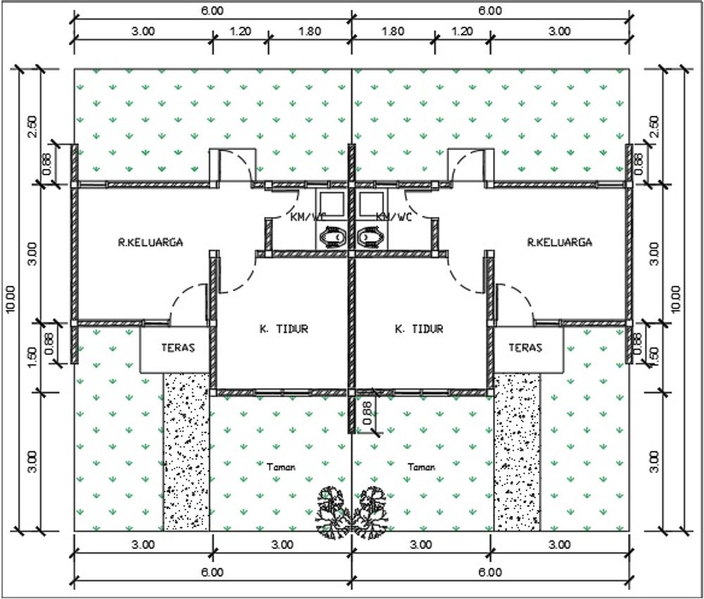 foto denah rumah tipe 24F perumahan Kepuren Residence 4