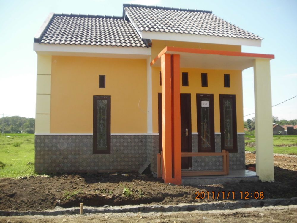 foto denah rumah tipe standart perumahan PERUMAHAN BTN CLURING INDAH TAHAP 1