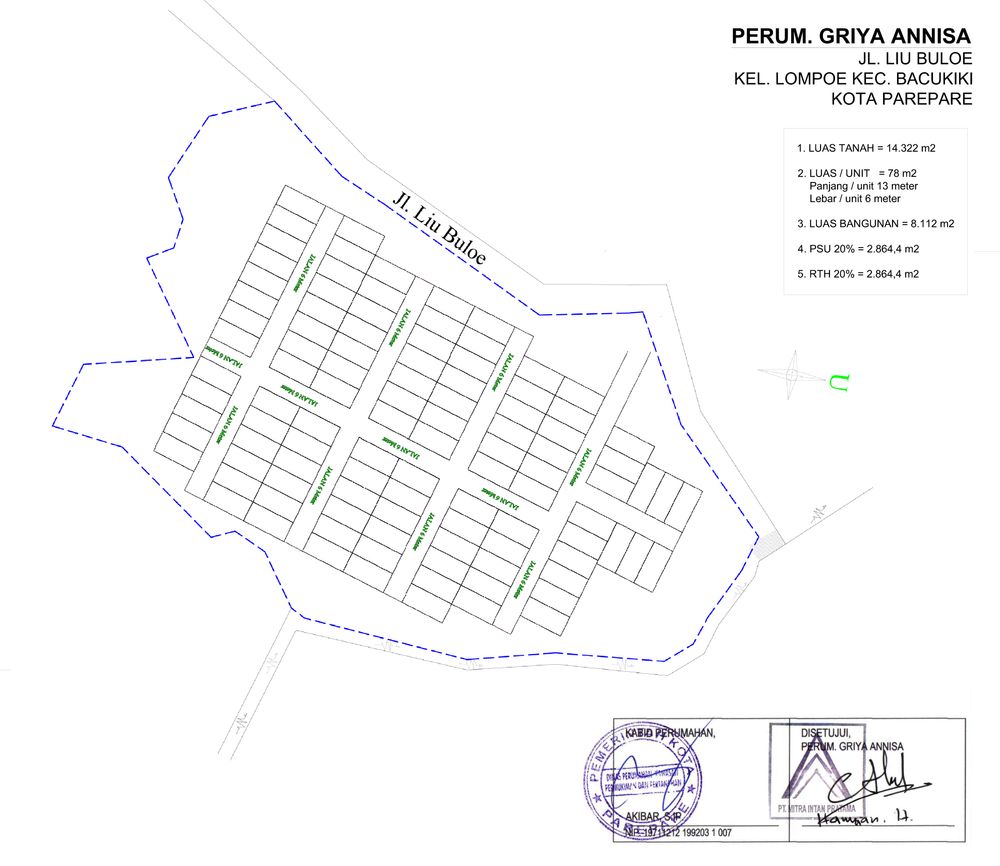 foto denah rumah tipe 36/78 perumahan GRIYA ANNISA