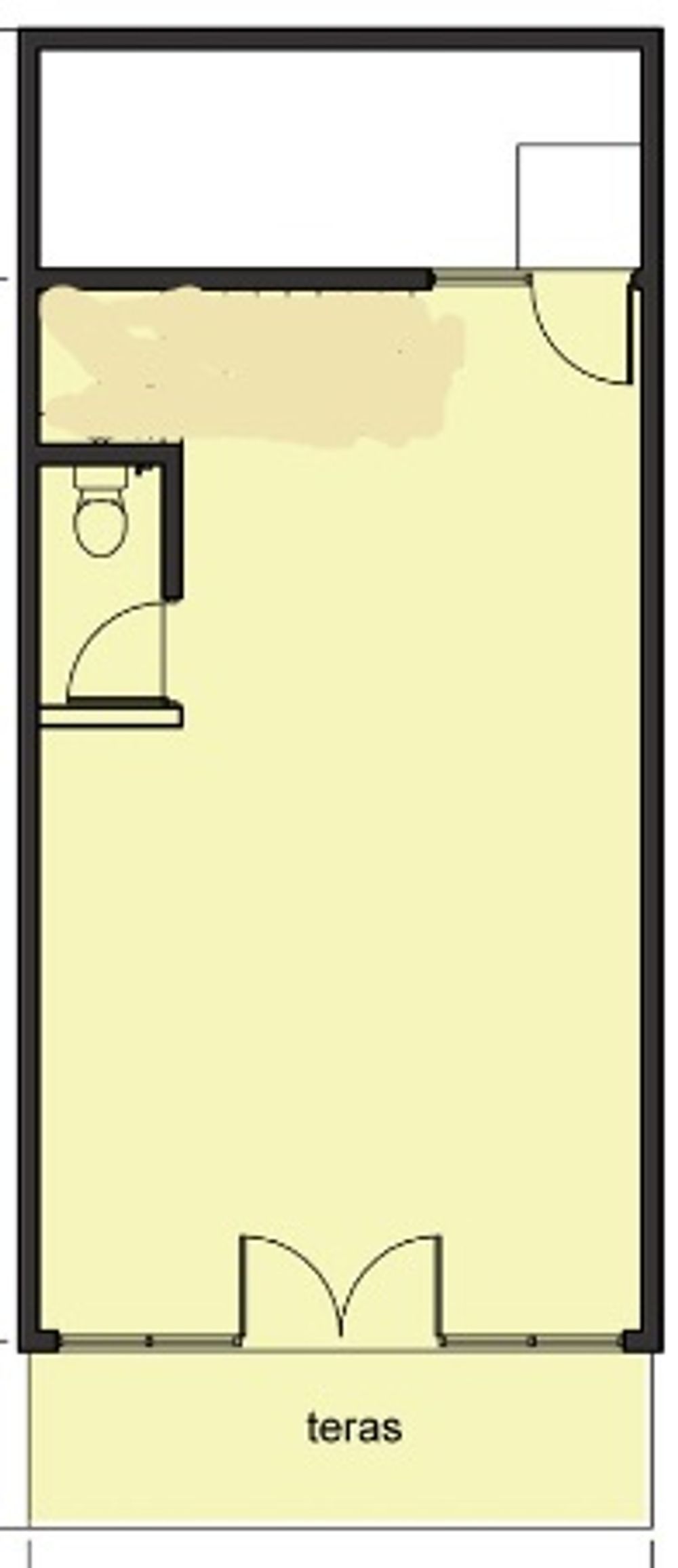 foto denah rumah tipe Ruko perumahan Panorama Situwangi