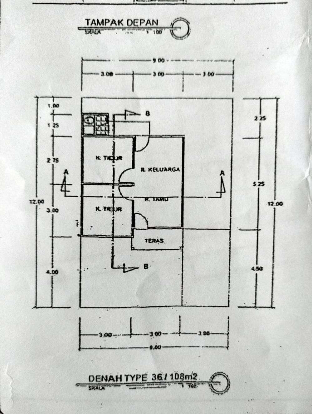foto denah rumah tipe 36 perumahan NAILA ASRI RESIDENCE 3