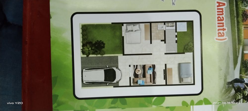 foto denah rumah tipe 30/63 perumahan CURUG ASRI