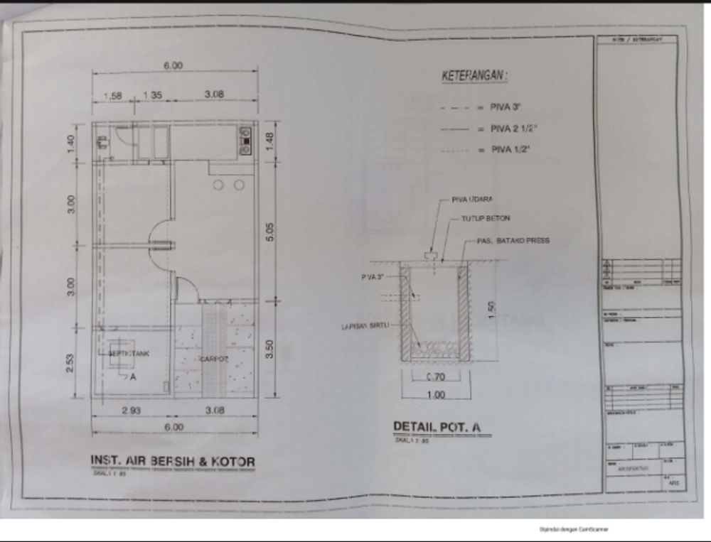 foto denah rumah tipe 36/60 perumahan Taman Bolo Permai 2