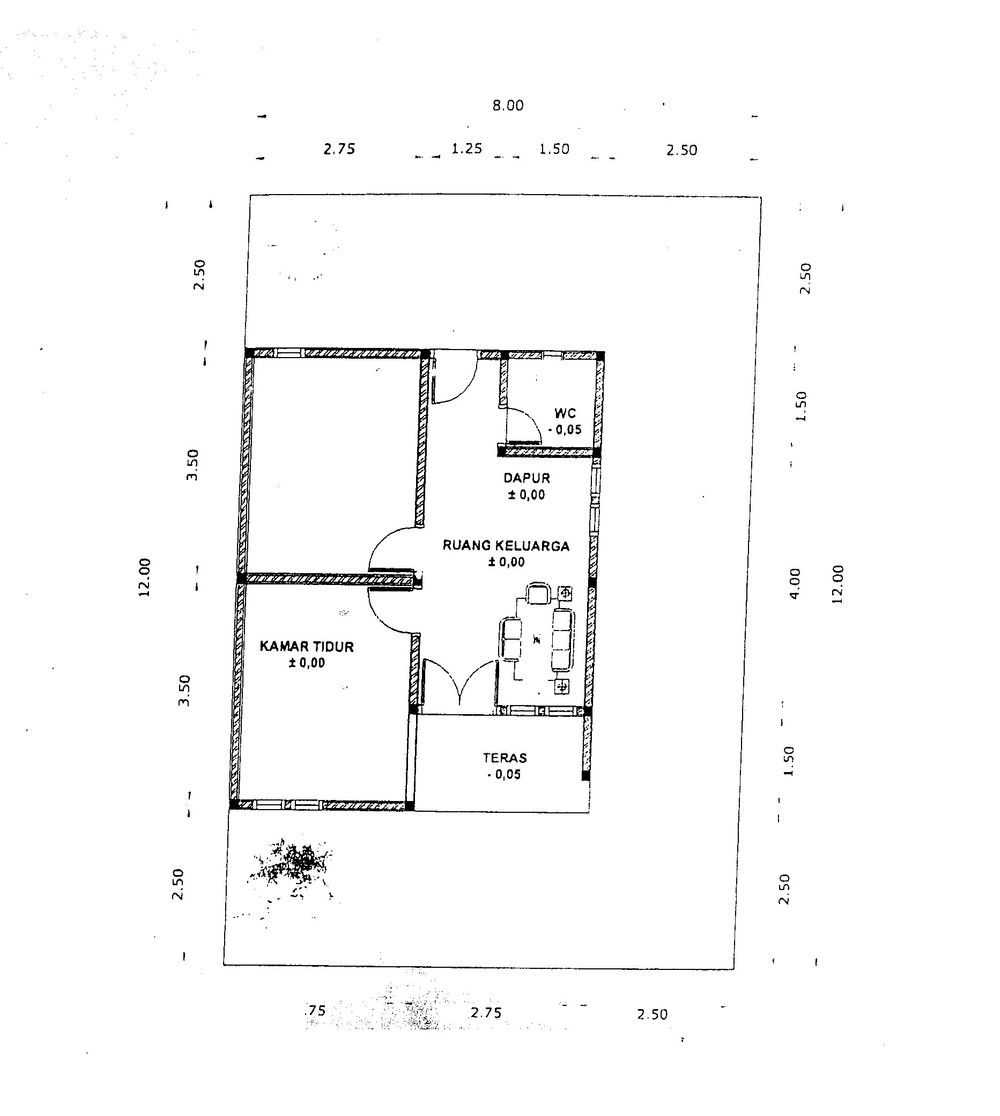 foto denah rumah tipe 36 perumahan MERAWAN ESTATE 05