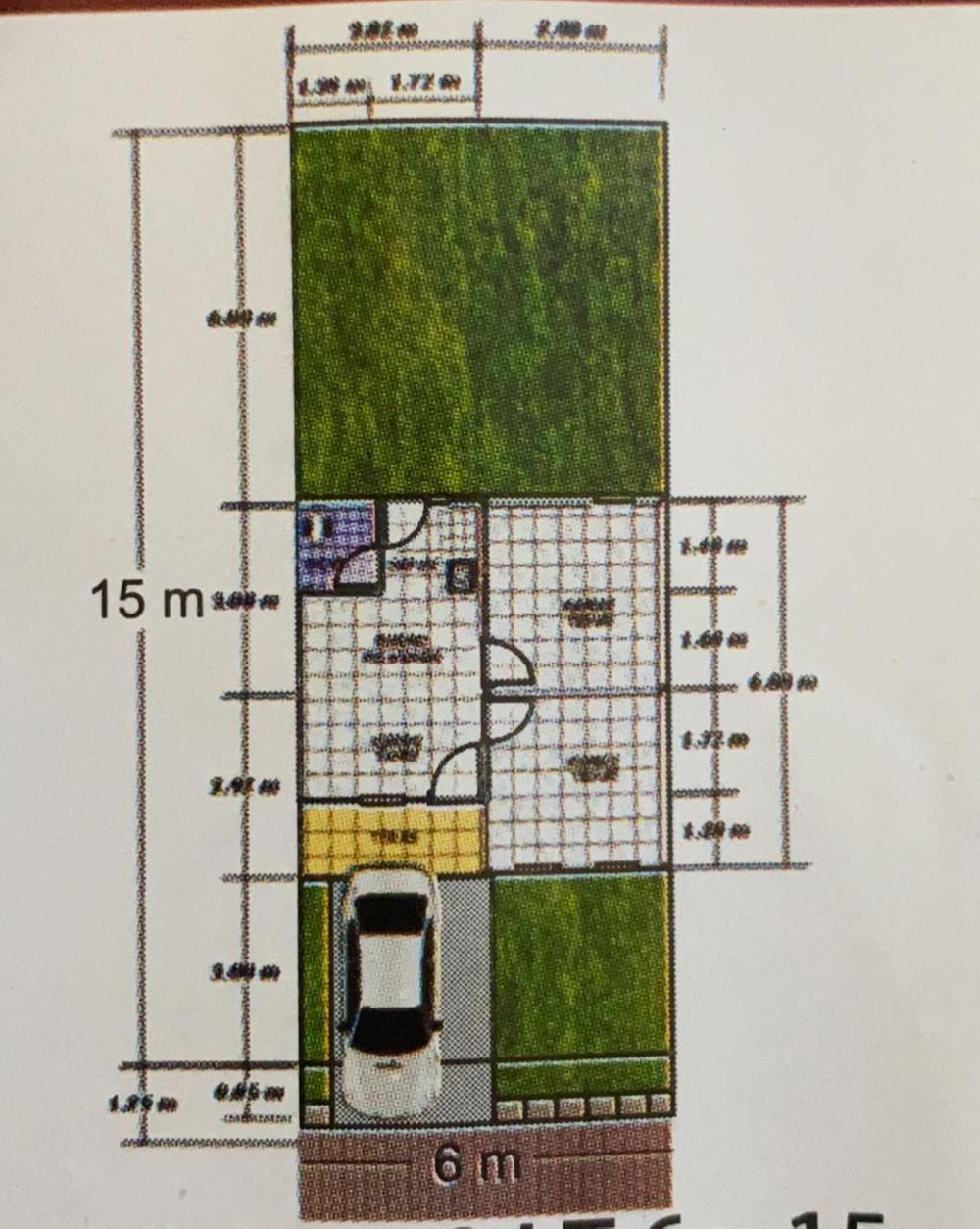 foto denah rumah tipe 36/90 perumahan PURI asri 2