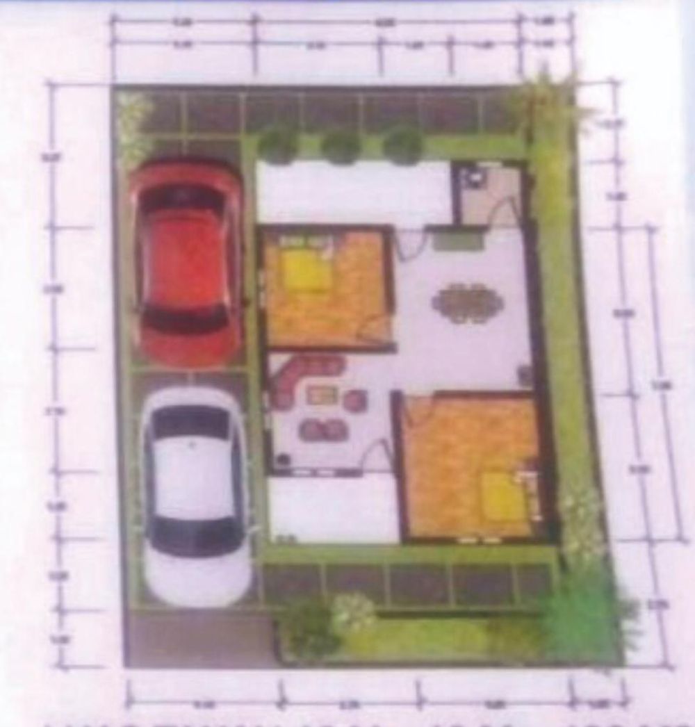 foto denah rumah tipe 36/130 perumahan PERUMAHAN LAM UJOENG INDAH