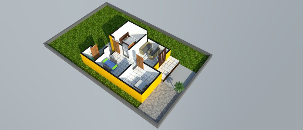foto denah rumah tipe 36 perumahan CITRA PERSADA REGENCY
