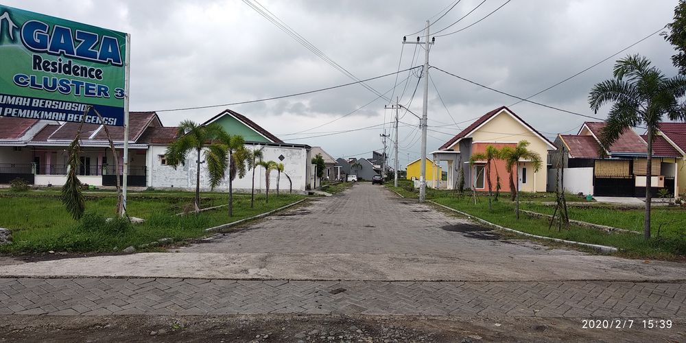 foto denah rumah tipe SUBSIDI 30 perumahan GAZA RESIDENCE