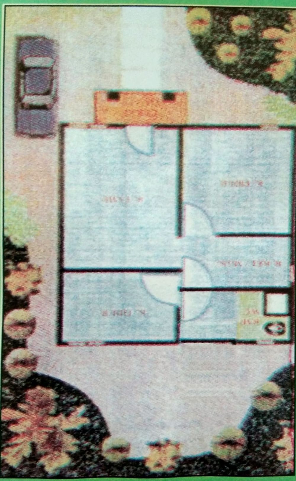 foto denah rumah tipe RST perumahan Villa lubuk gading