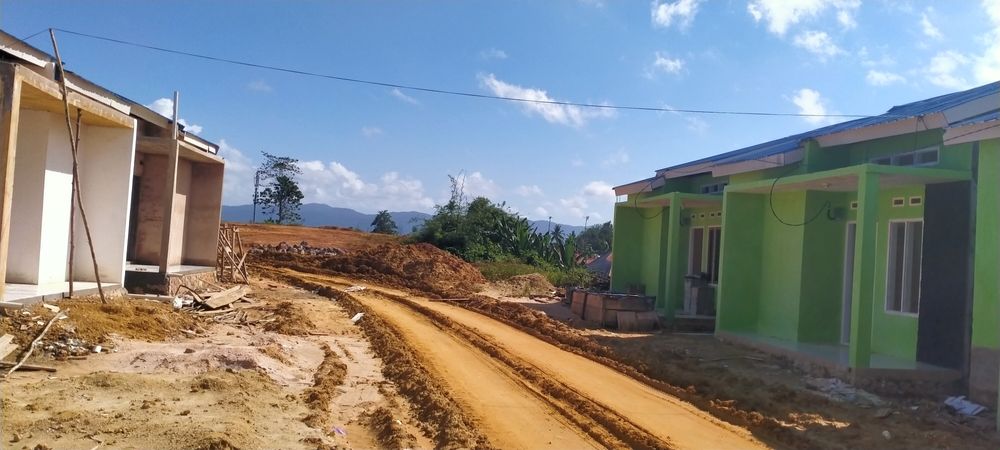 foto denah rumah tipe 36 perumahan SINGAPORE GOLDEN