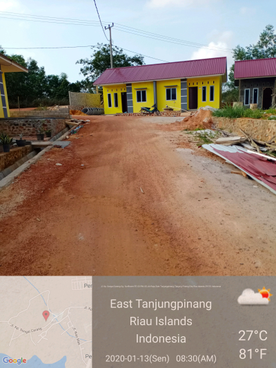 foto gerbang perumahan Taman deli permai