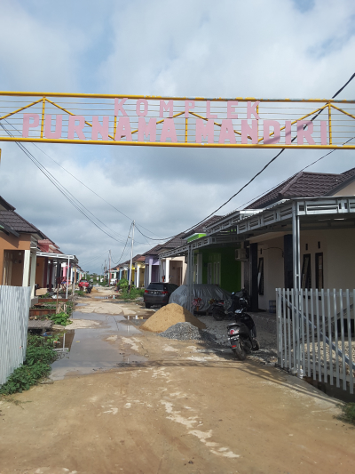 foto gerbang perumahan Purnama Mandiri