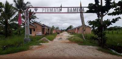 foto gerbang perumahan Permata Bamega