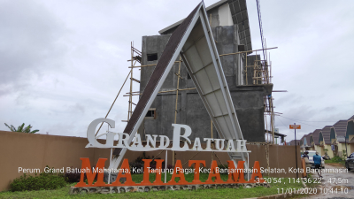 foto gerbang perumahan Grand Batuah Mahatama