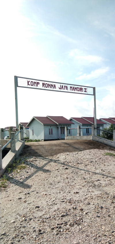foto gerbang perumahan Ronna jaya mandiri 2