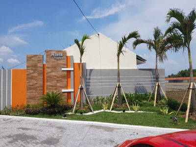 foto gerbang perumahan Avara residence 