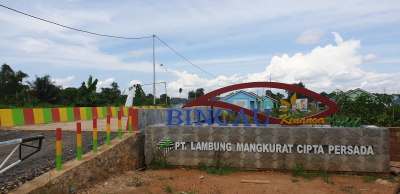 foto gerbang perumahan BINCAU KENANGA INDAH