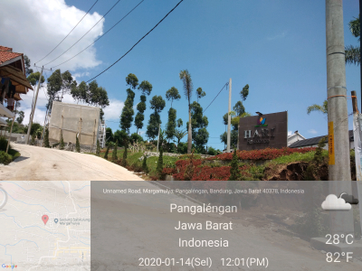 foto gerbang perumahan HARI RESIDENCE