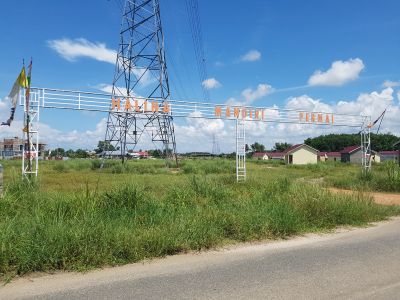 foto gerbang perumahan HALINA MANDIRI PERMAI