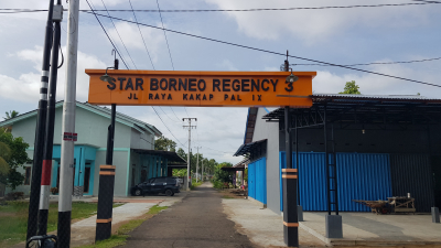 foto gerbang perumahan STAR BORNEO REGENCY 3