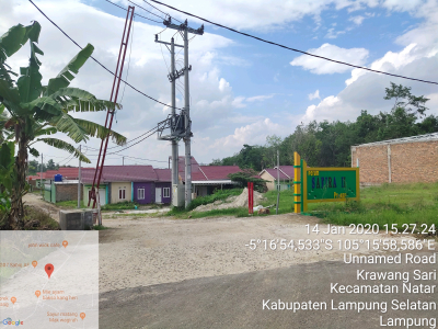 foto gerbang perumahan SAFIRA 2