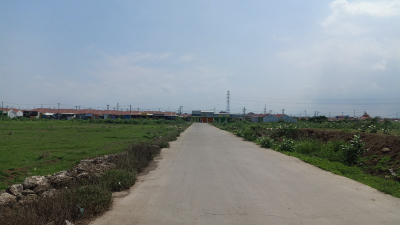 foto gerbang perumahan Villa karawangi